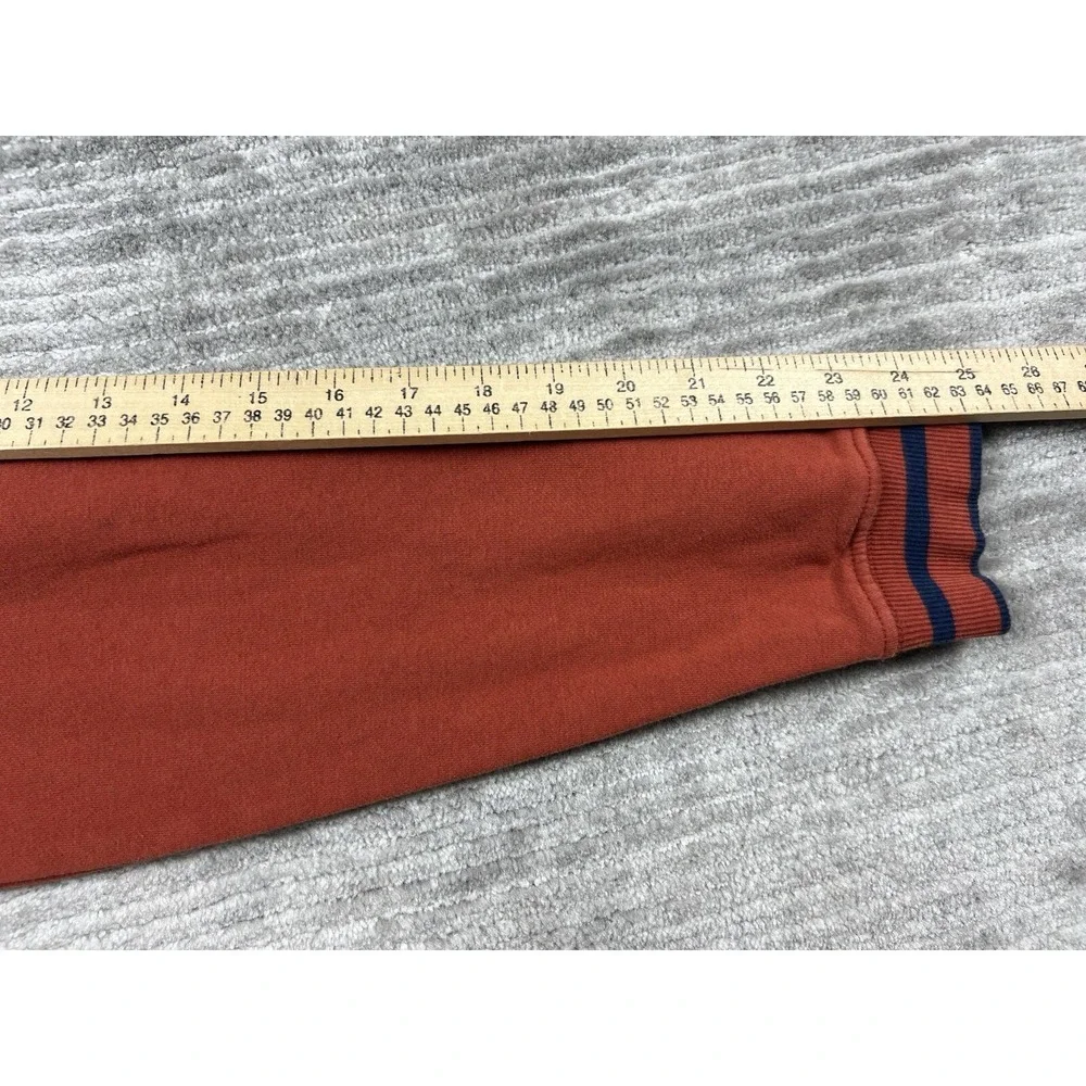 Denim and Flower Sweater Mens Large Burnt Orange‎ Longsleeve BOSTON Casual